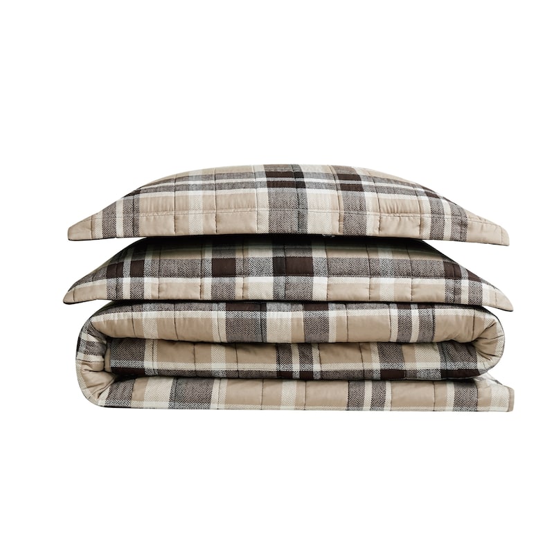 Porch & Den Brigadoon Plaid Quilt Set