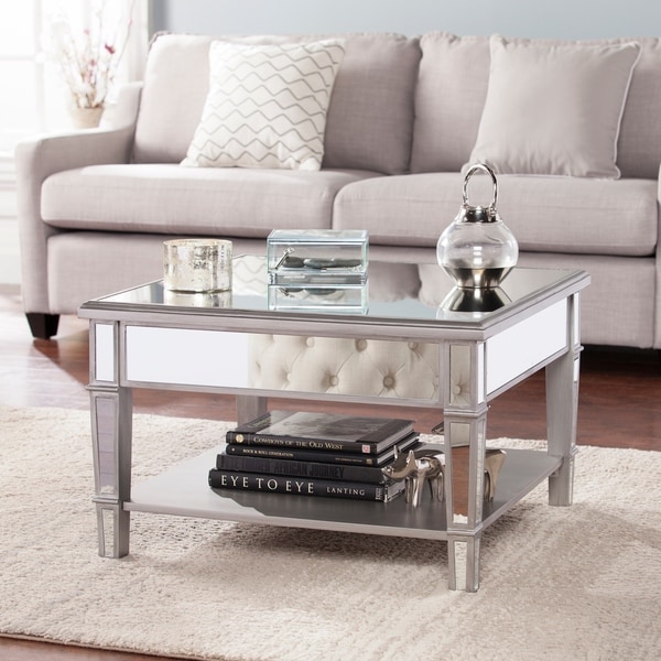 Shop Silver Orchid Wheaton Glam Mirror Cocktail Table - Overstock