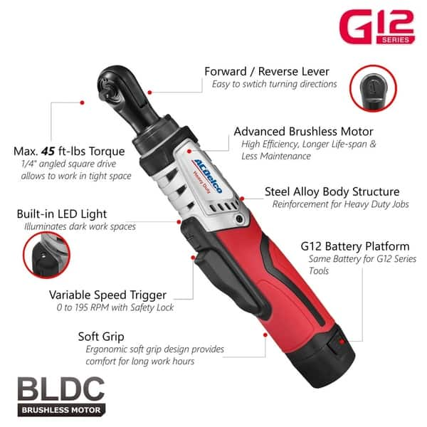 Cordless Ratchet Wrench ¼ inch