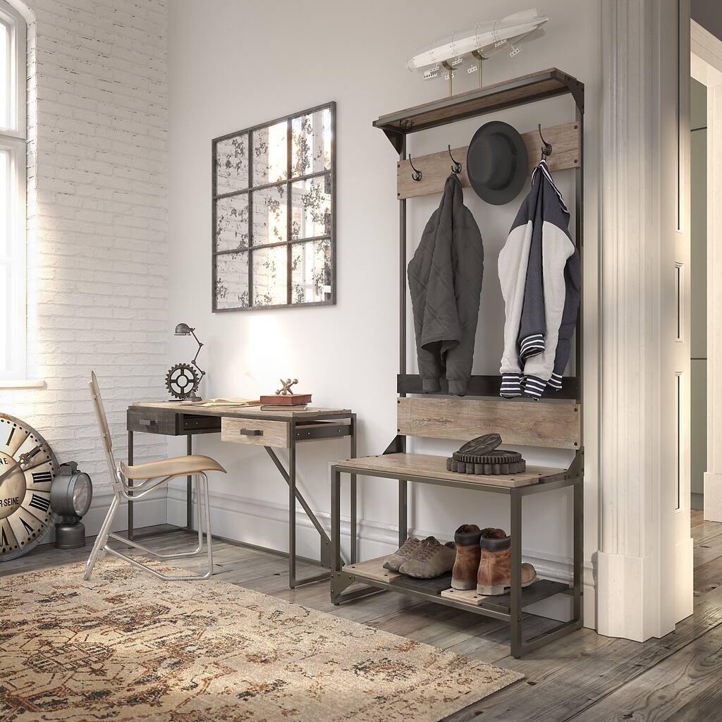Entryway Storage Set with Console Table - Overstock - 28888862