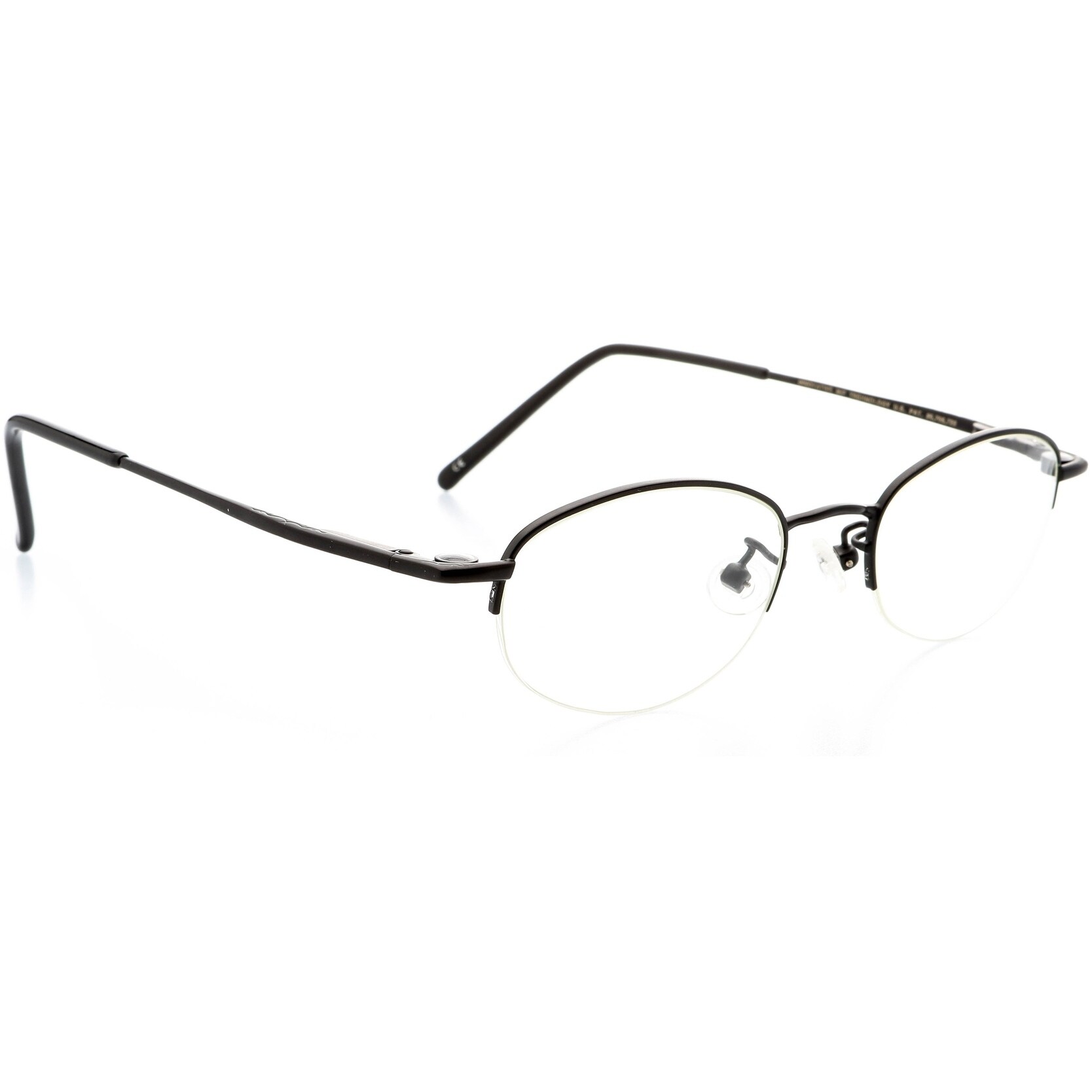 metal half frame glasses