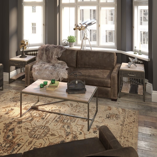 Carbon Loft Refinery Coffee Table with Set of 2 End Tables