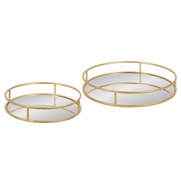 Kate and Laurel Felicia Round Nesting Trays - 2 Piece | Overstock.com ...