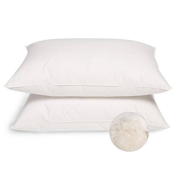 Shop Peace Nest Firm White Goose Down And Feather Pillows Set Of