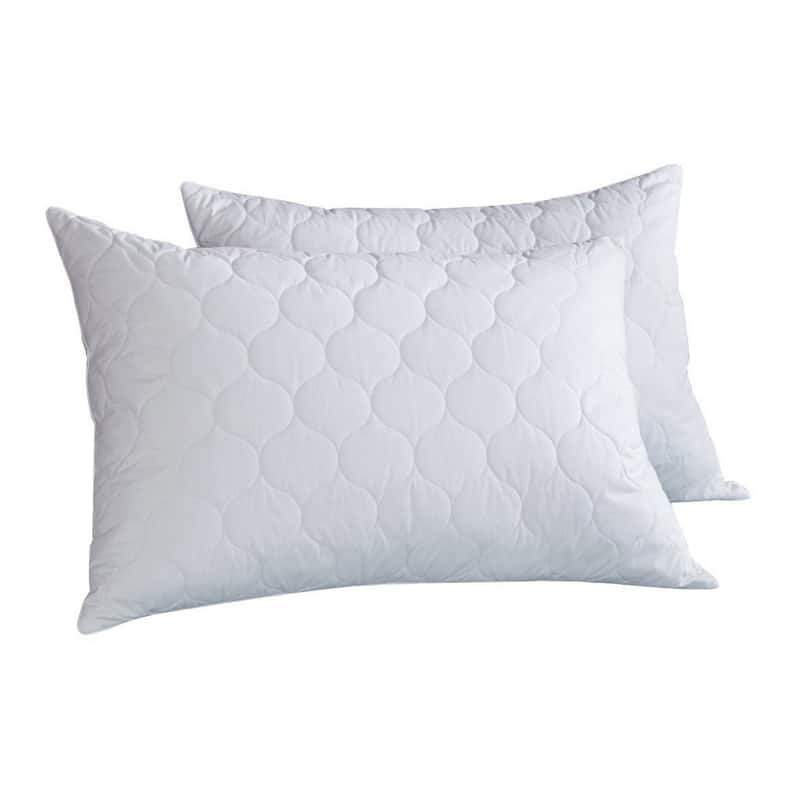 Porch & Den Glen Ellen Quilted Feather/ Down Pillows (Set of 2)