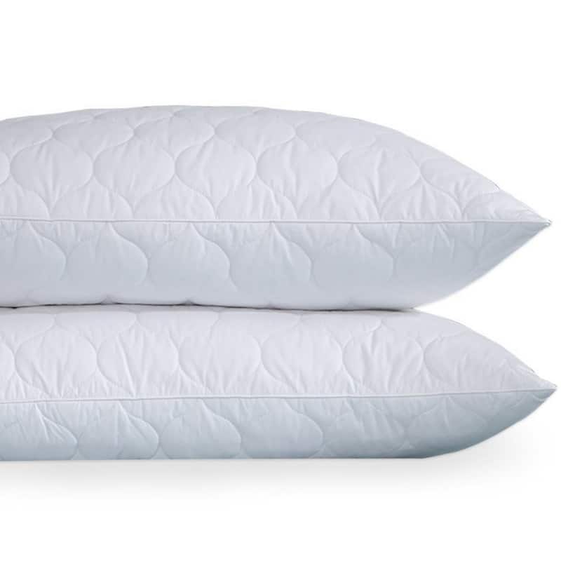 Porch & Den Glen Ellen Quilted Feather/ Down Pillows (Set of 2)