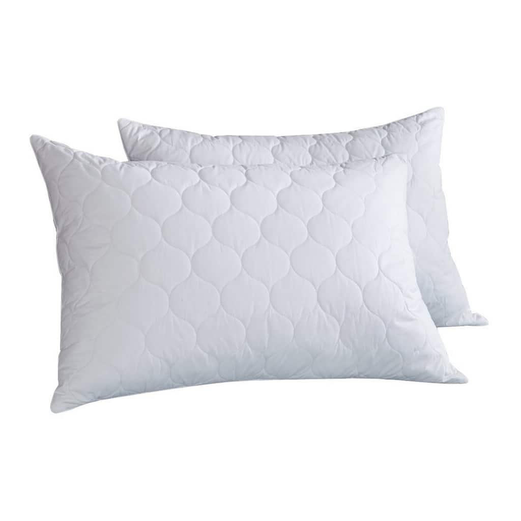 Porch & Den Glen Ellen Quilted Feather/ Down Pillows (Set of 2)
