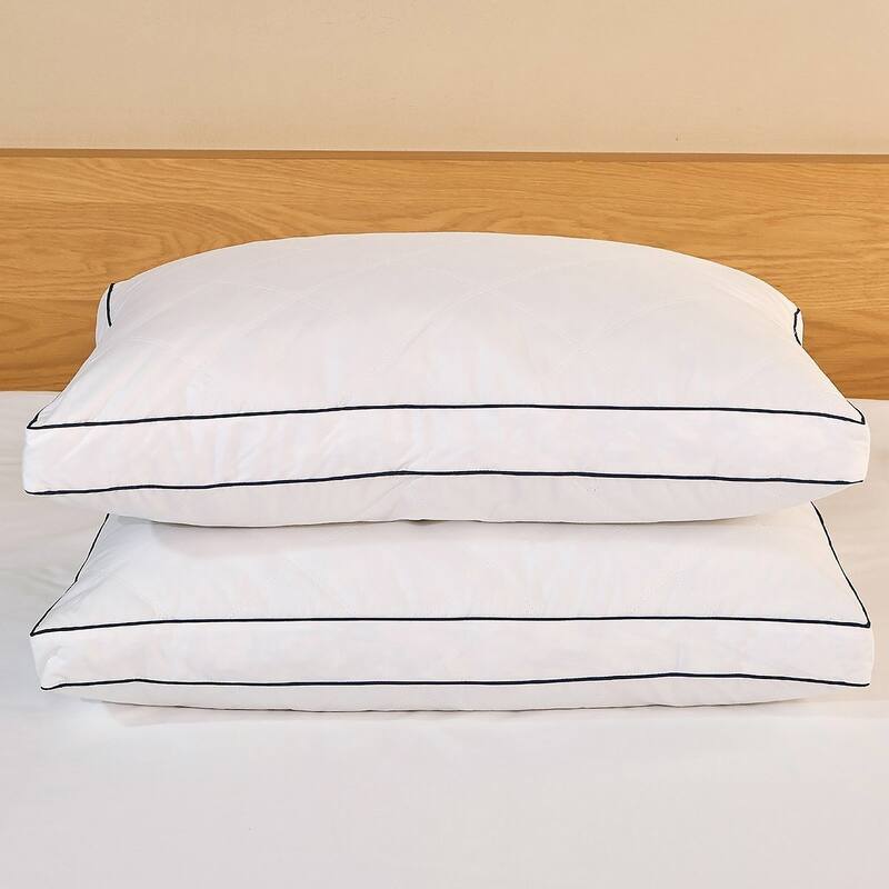 Peace Nest Feather & Down Blend Gusset Pillow (Set of 2)