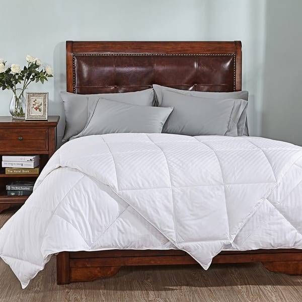 Shop Peace Nest All Season Doby Stripe Down Alternative Comforter