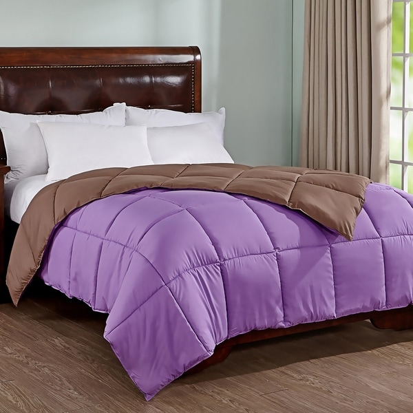 Peace Nest Ultra Soft Plumeria Pattern Reversible Down Alternative Comforter Set 