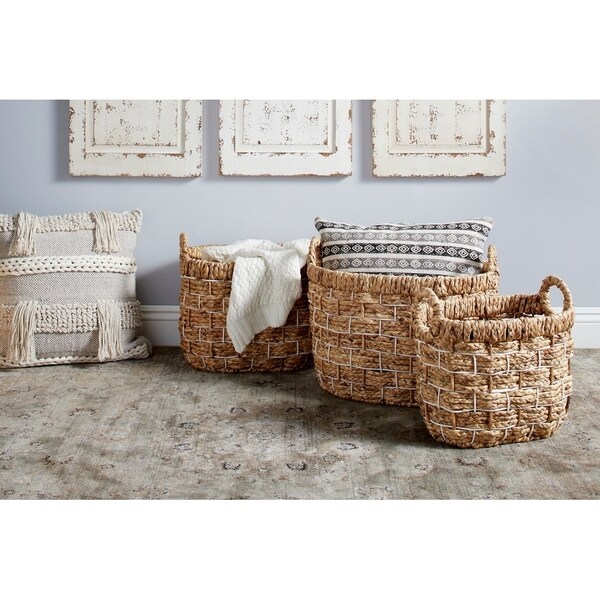 large wicker baskets
