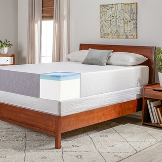 Select Luxury 8-inch Medium Firm Gel Memory Foam Mattress and ...