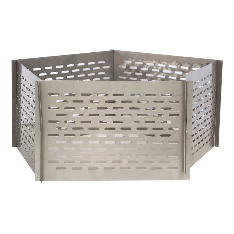 Portable 5 Panel Interlocking Stainless Steel Fire Pit