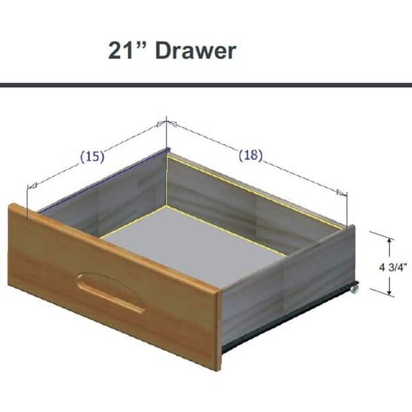 dimension image slide 1 of 2, Full Bookcase Captains Daybed with 3 Drawer Storage & Twin Trundle