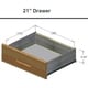 preview thumbnail 2 of 1, Full Bookcase Captains Daybed with 3 Drawer Storage & Twin Trundle