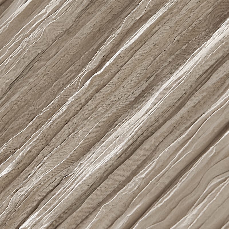 No. 918 Odelia Distressed Velvet Tab Top Curtain Panel, Single Panel