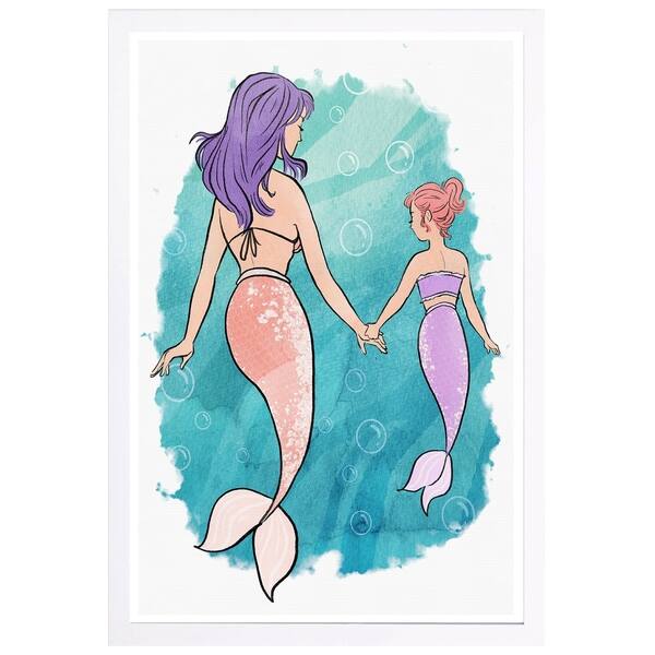 Pink Picasso Kids Mermaid Paint by Number Kit