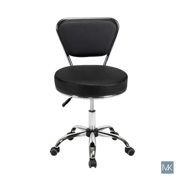 Shop Reception Desk Chair Dayton Black Pneumatic Stool Tall