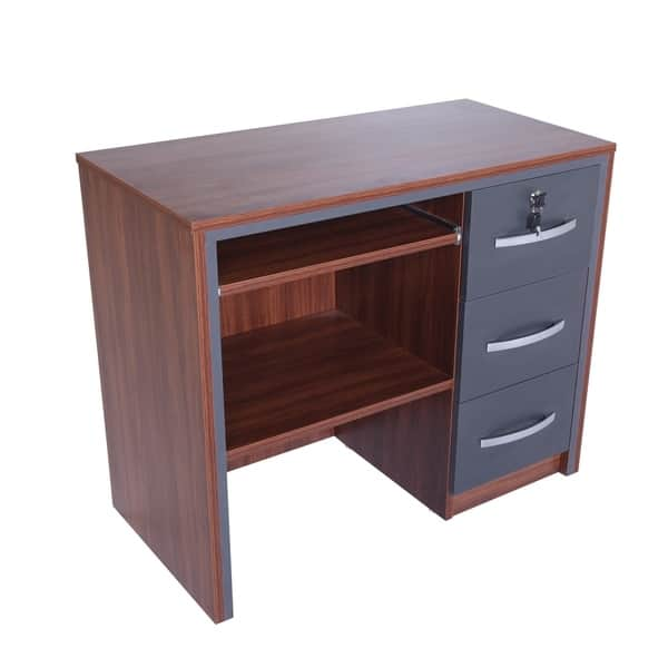 Shop Copper Grove Higuerote 4 Piece 71 Inch Oak And Grey Office