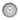 Silver Orchid Arvidson Contemporary Silver Wall Clock