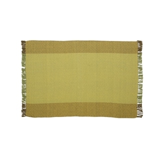 Fringed Terracotta Sunrise Throw Blanket with Golden Accents Grey Striped Modern Contemporary Cotton Reversible