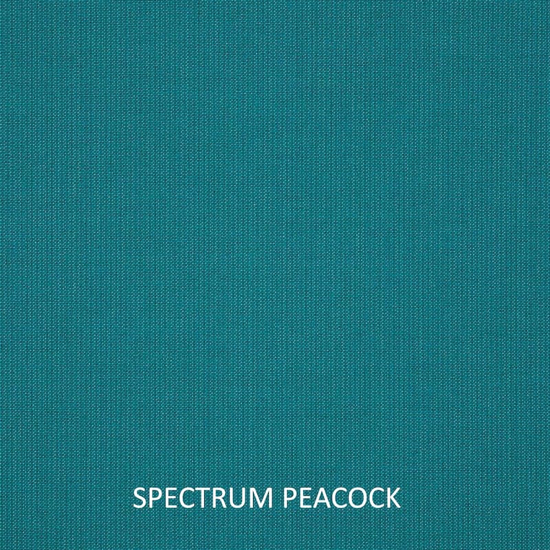 Blue Stripe with Peacock Blue Indoor / Outdoor Lumbar Pillows Set of 2 - 16 in H x 26 in W