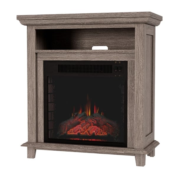 Shop Copper Grove Cimislia Freestanding Electric Fireplace Tv