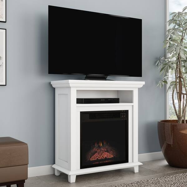 Shop Copper Grove Siavonga Electric Fireplace Tv Stand With Faux