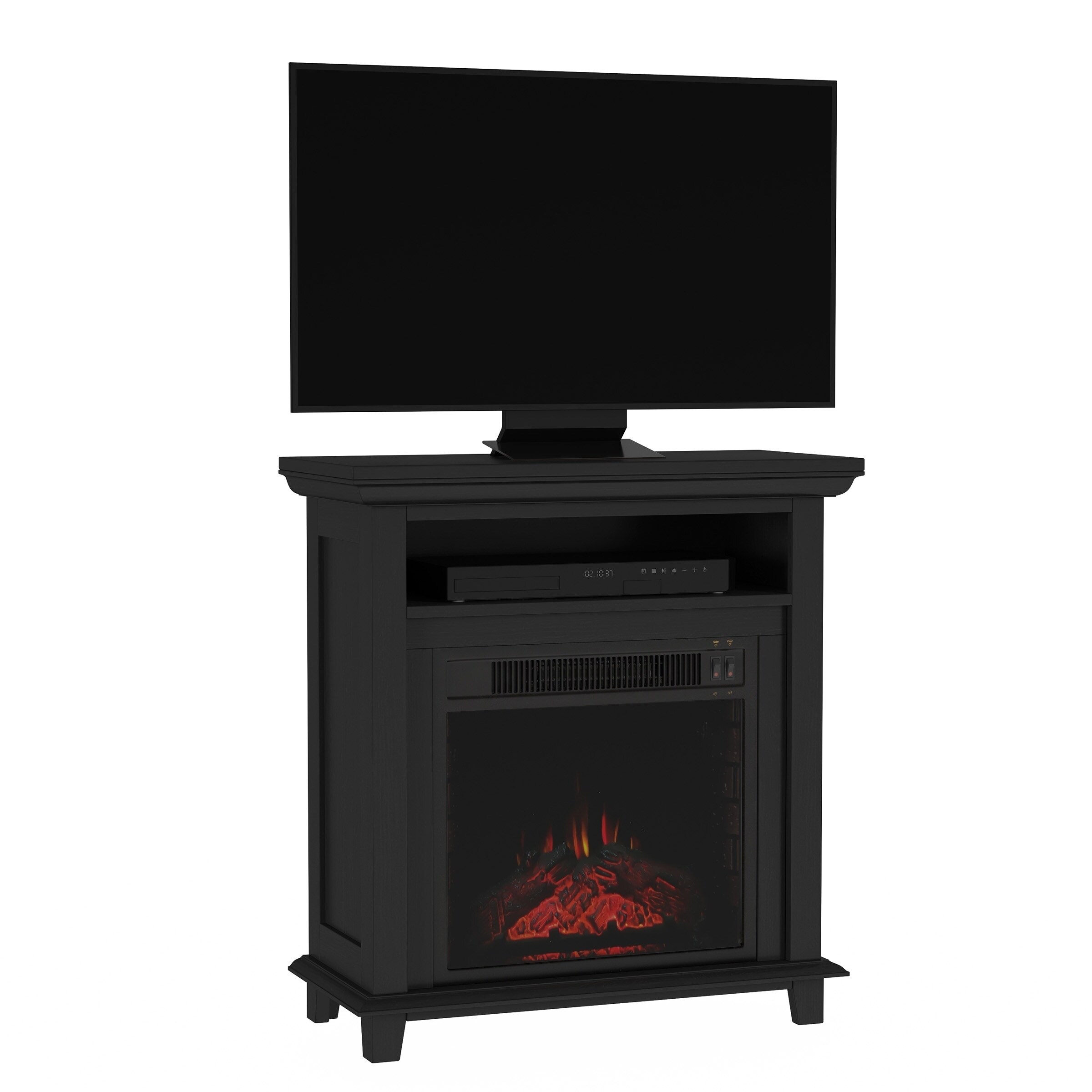 Shop Copper Grove Siavonga Electric Fireplace Tv Stand With Faux