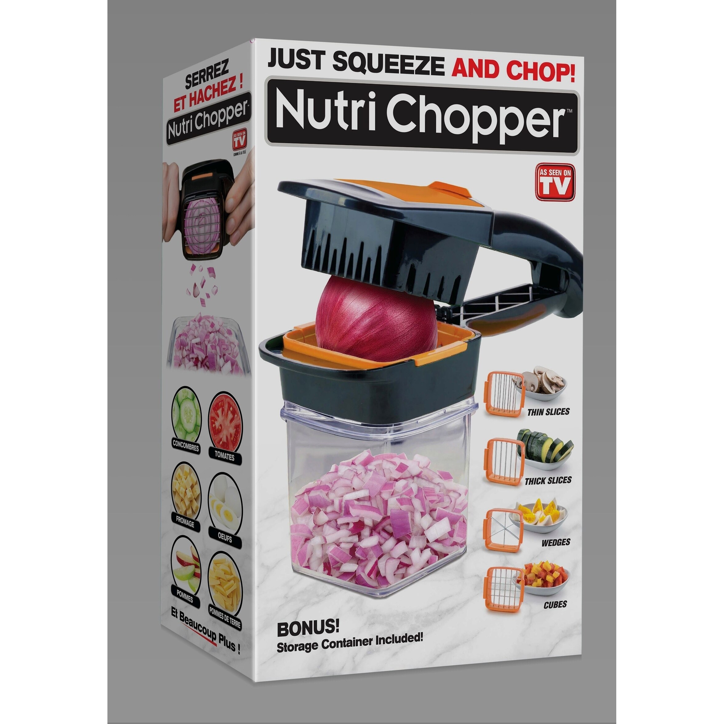 Just Squeeze Chop Nutri Chopper As Seen On Tv 5 In 1 Handheld Kitchen Slicer Kitchen Tools Gadgets Patterer Peelers Slicers Just Squeeze Chop Nutri Chopper As Seen On Tv 5 In 1 Handheld Kitchen Slicer Kitchen Tools Gadgets Patterer Peelers Slicers
