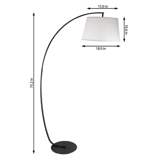 Maypex 75" Fabric Shade Lamp Bed Bath & Beyond 28898775