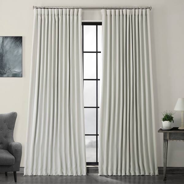 Shop Porch Den Milazzo Faux Linen Extra Wide Blackout Curtain