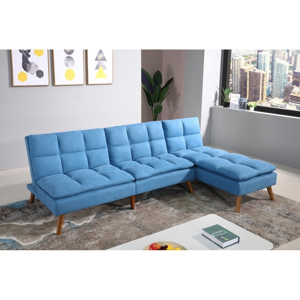 Dover Convertible Sofa Bed Sectional In Capri