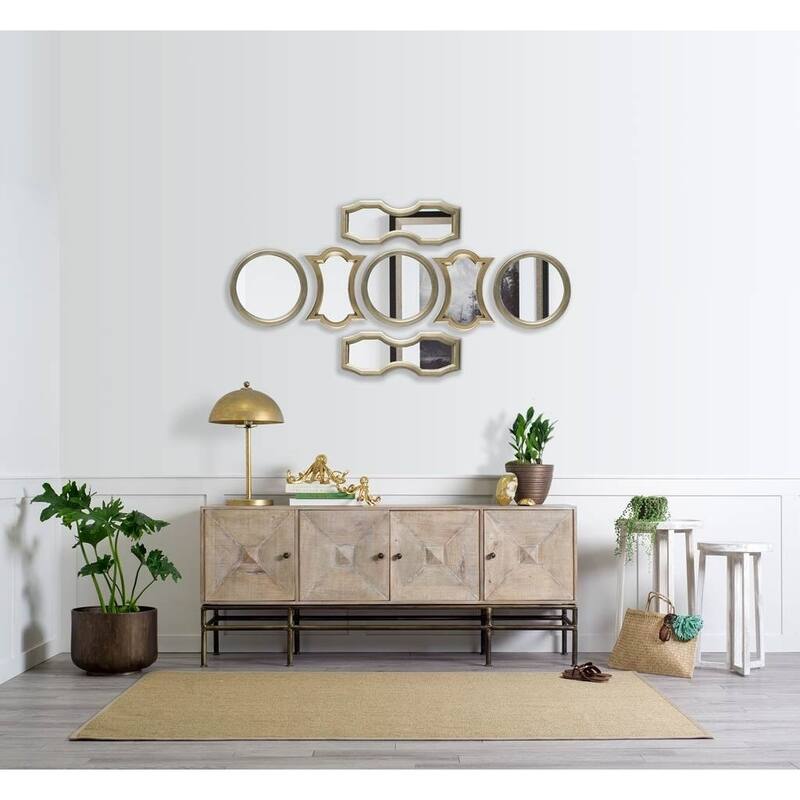 Avalon Gold Wood Frame Mirror - 12" x 15"