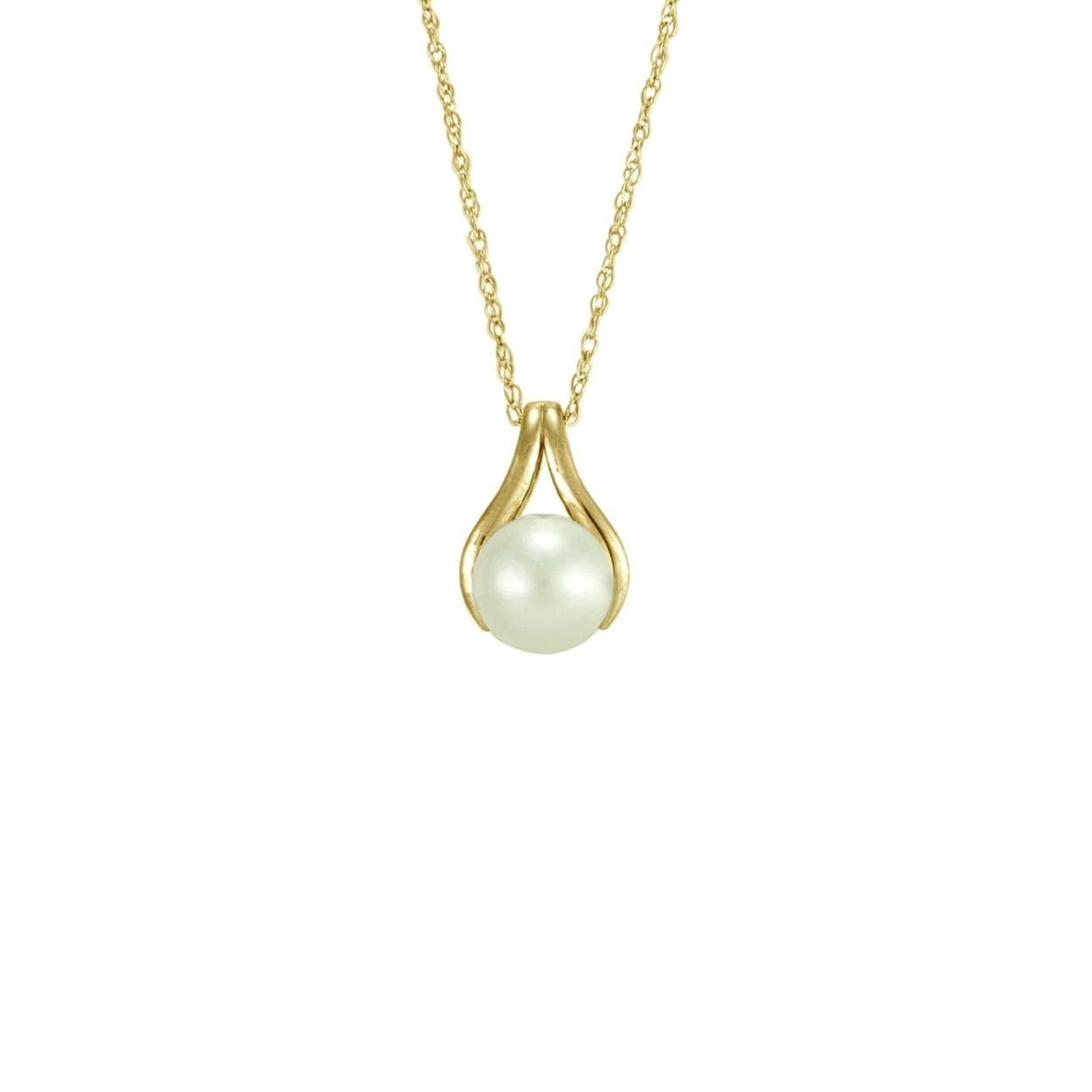 single cultured pearl necklace