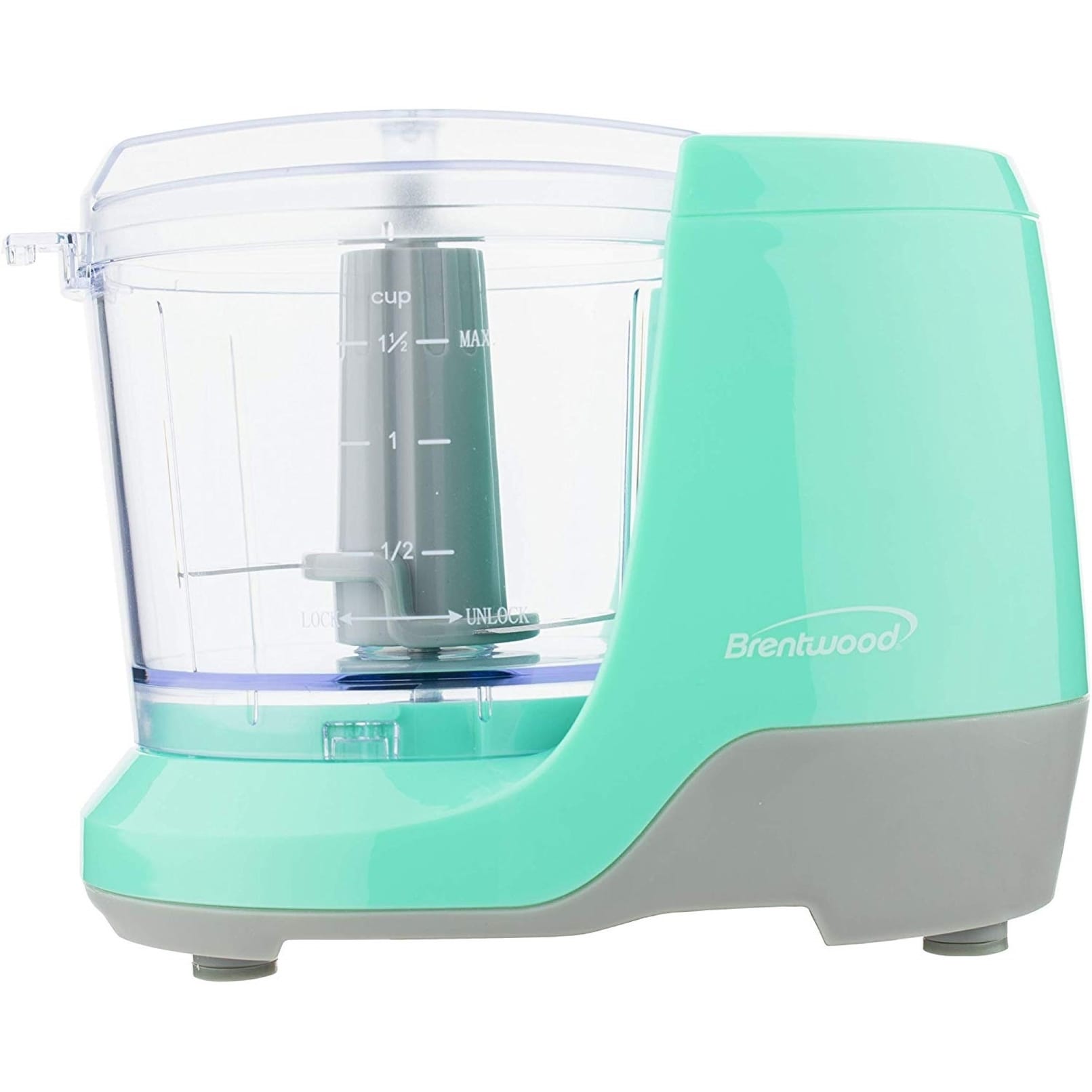 Brentwood Food Chopper and Vegetable Dicer with 6.75 Cup Storage Container  in Green 