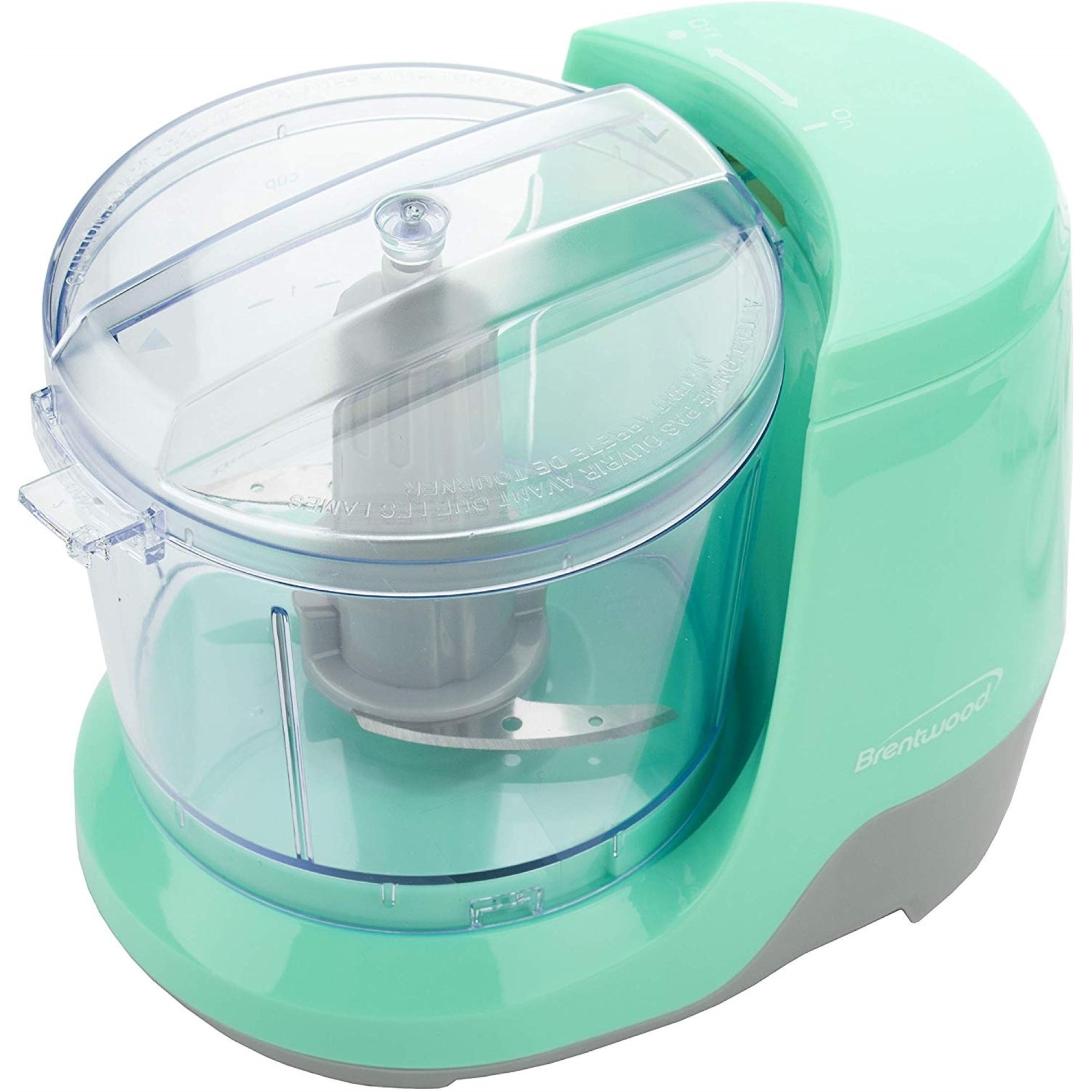 Brentwood Food Chopper and Vegetable Dicer with 6.75 Cup Storage Container  in Green