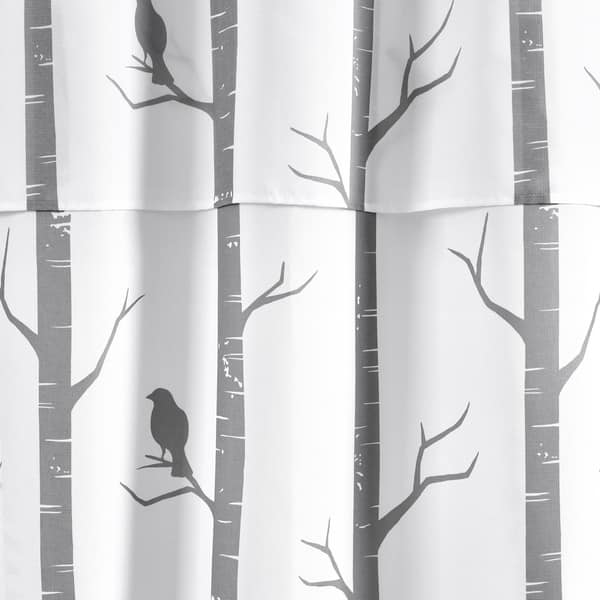 Shop Lush Decor Bird On The Tree 16 Piece Swag Shower Curtain Set