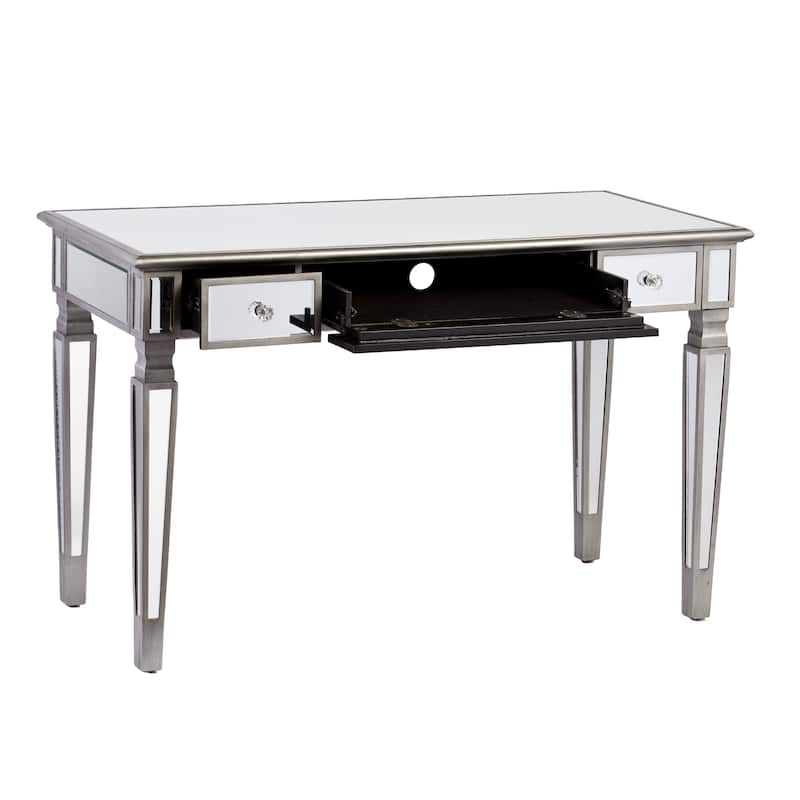 SEI Furniture Wheaton Glam Mirror Writing Desk