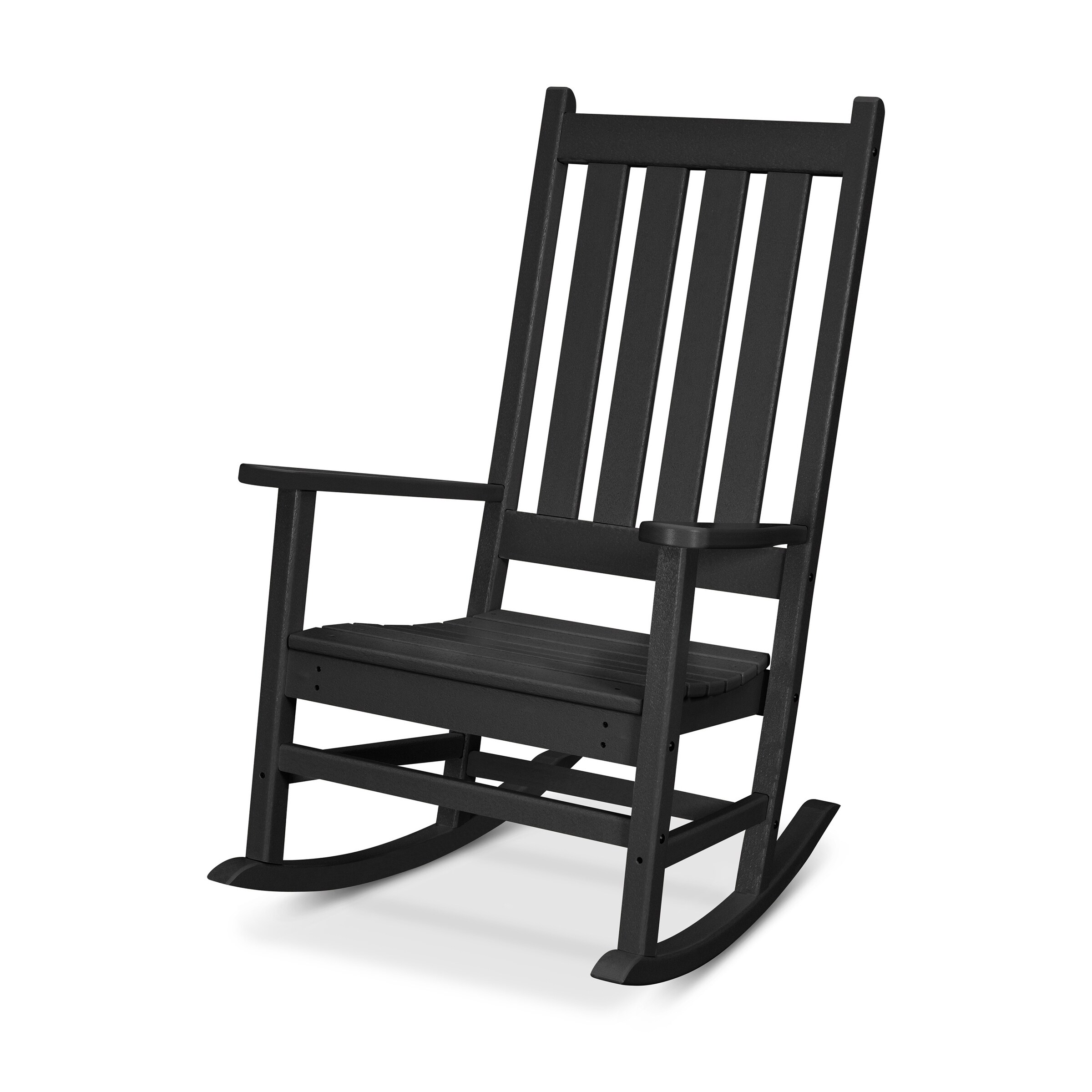 trex black rocking chair