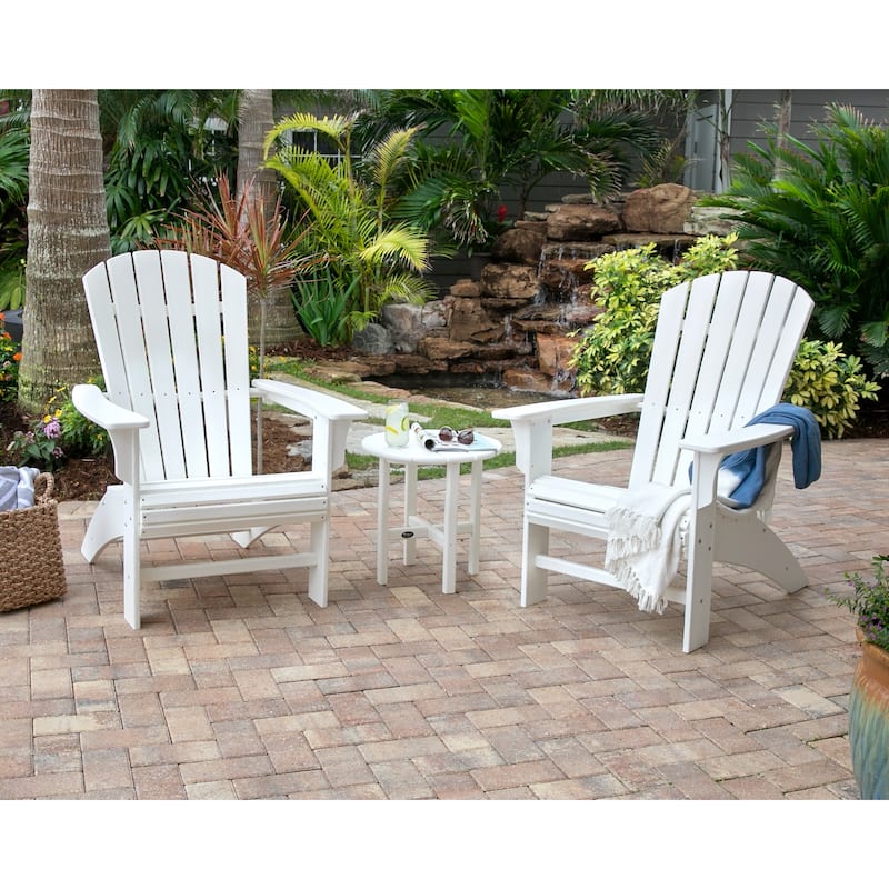 Trex Outdoor Furniture Yacht Club 3Piece Curveback Adirondack Set Bed Bath & Beyond 28908613