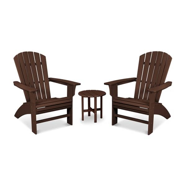 Trex Outdoor Furniture Yacht Club 3Piece Curveback Adirondack Set Bed Bath & Beyond 28908613