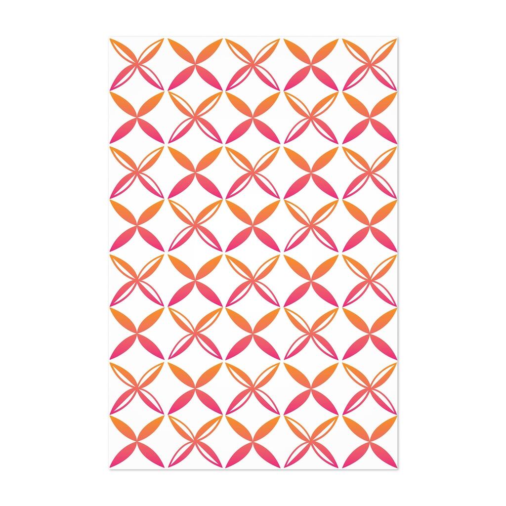 Noir Gallery Samoan Siapo Design Pattern Unframed Art Print/Poster