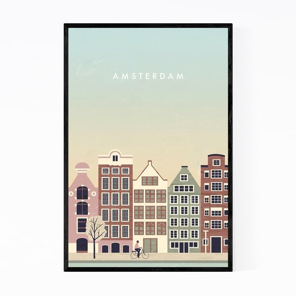 Noir Gallery Amsterdam Netherlands Travel Framed Art Print