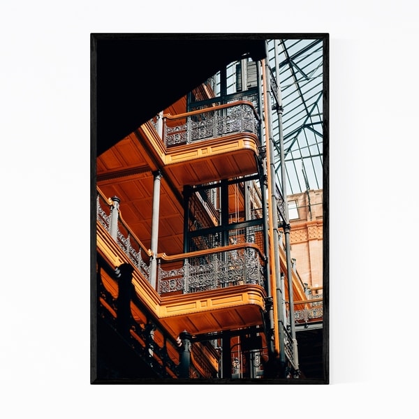 Noir Gallery Los Angeles Bradbury Architecture Framed Art Print