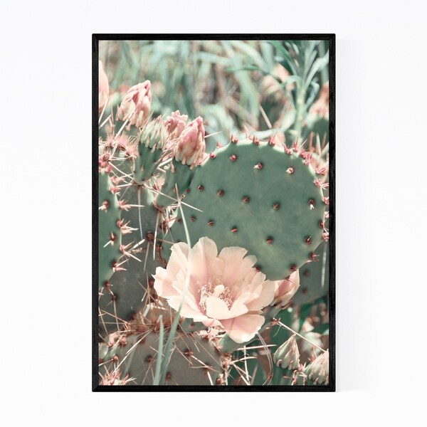 Noir Gallery Cactus Desert Texas Floral Framed Art Print