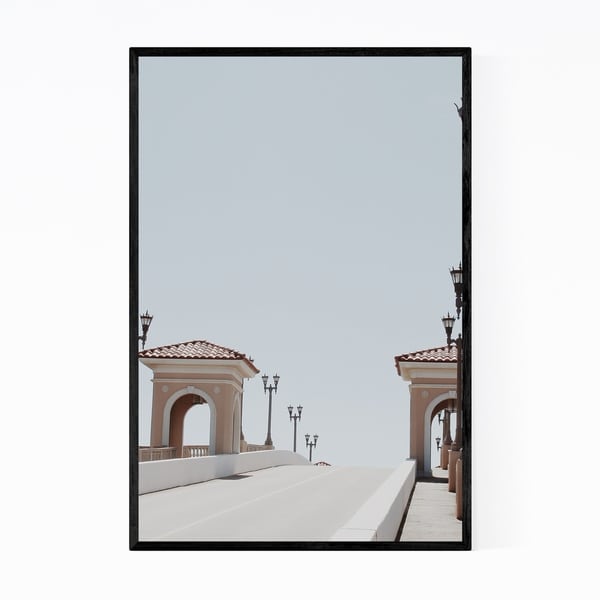 Noir Gallery Myrtle Beach South Carolina Bridge Framed Art Print