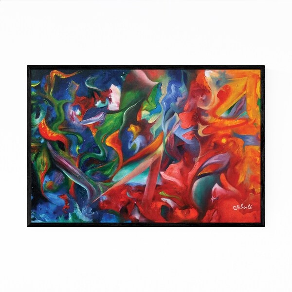 Noir Gallery Abstract Oil Canvas Print Framed Art Print