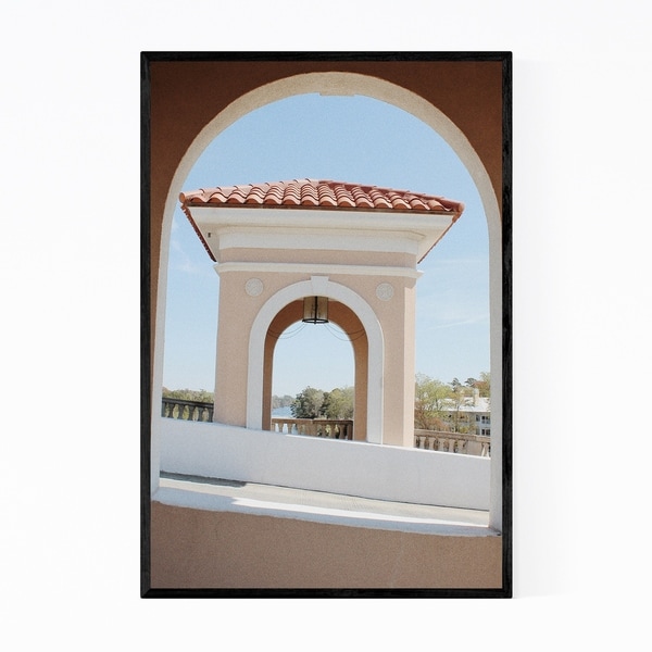 Noir Gallery Myrtle Beach South Carolina Bridge Framed Art Print