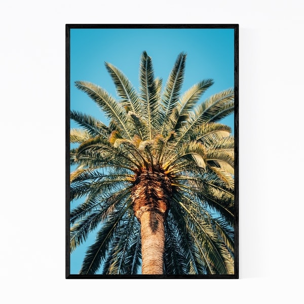Noir Gallery Palm Tree Coastal California Beach Framed Art Print